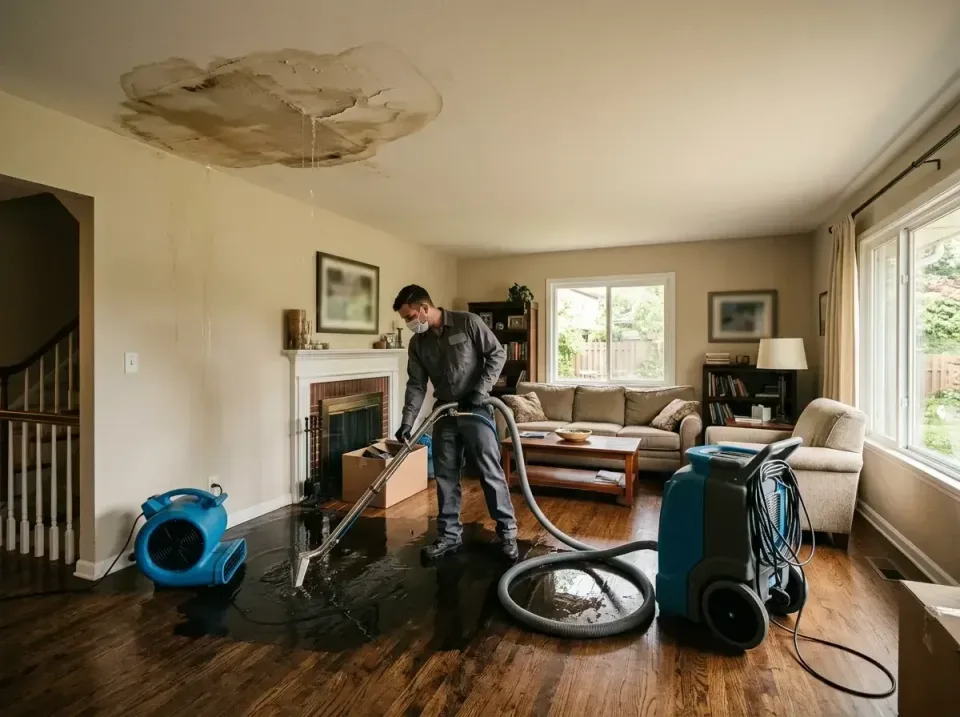 attic-pipe-burst-ceiling-drip-008 — frequently asked questions, Water Damage Restoration & Carpet Care in Forest, MS